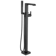 Delta Ara Single Handle Floor Mount Tub Trim with Hand Shower