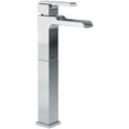 thumbnail image 1 of Delta Ara Single Handle Vessel Channel Bathroom Faucet, Chrome, 1 of 6