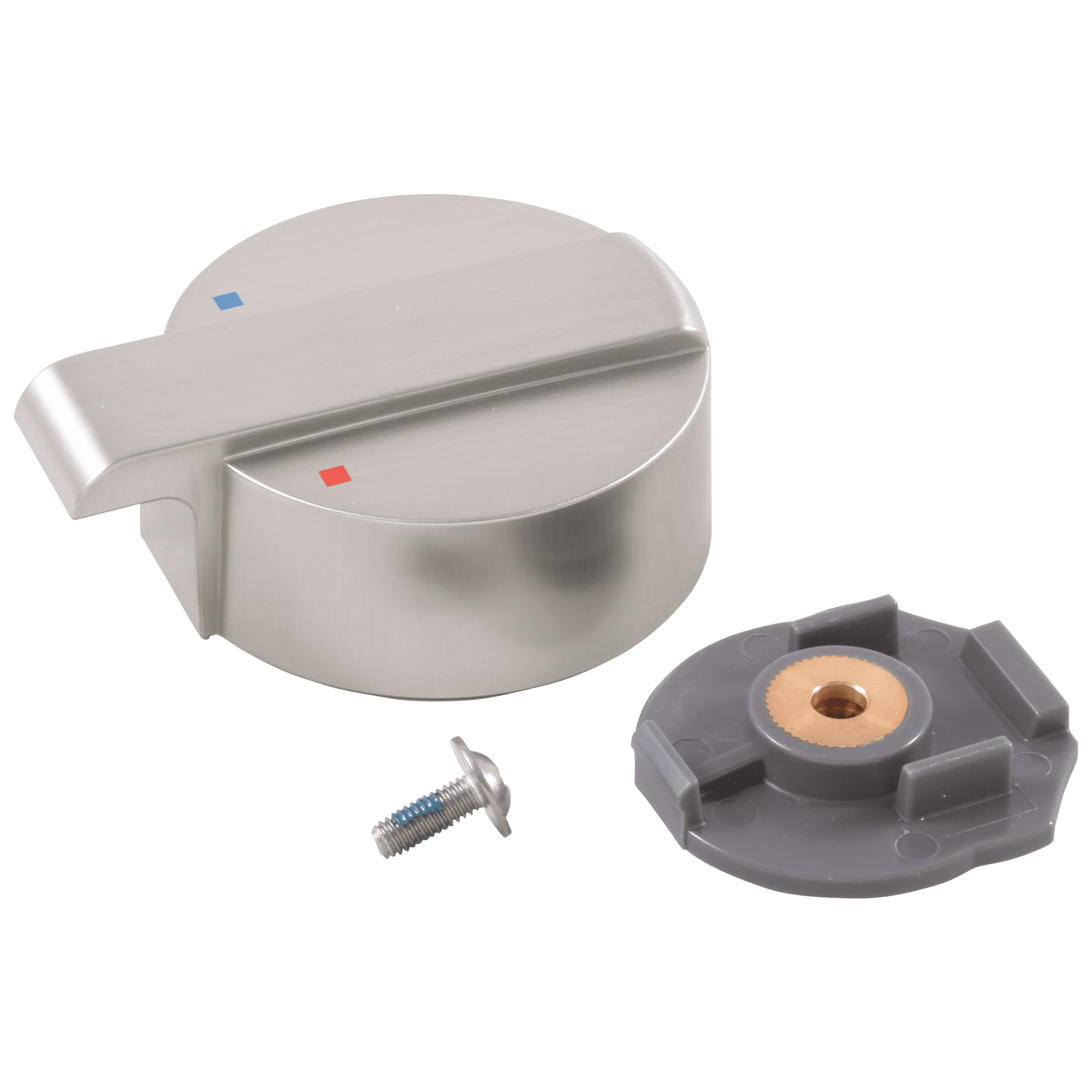 Delta Ara Temperature Knob & Cover - 17 Series in Stainless