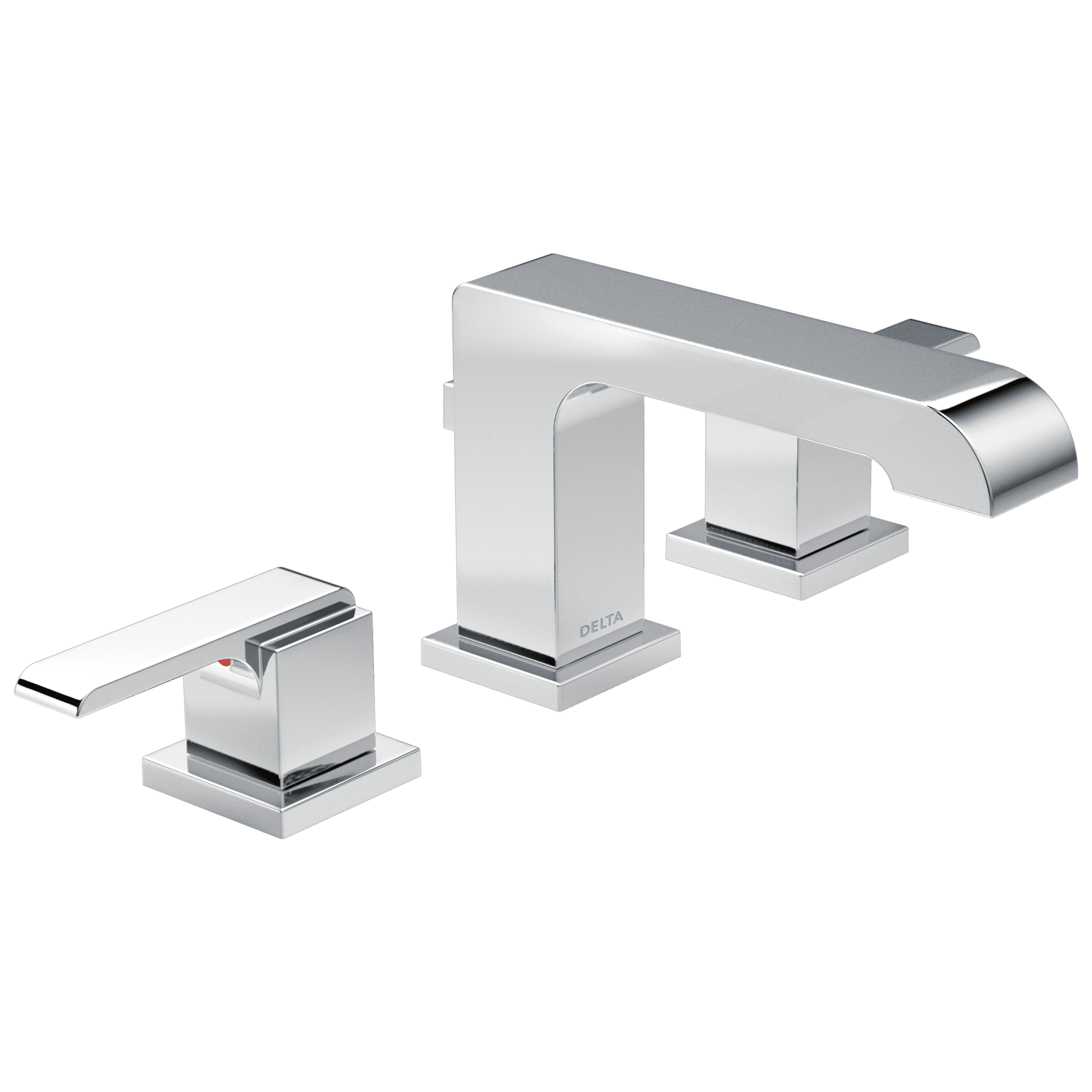 Ara Chrome 16.5" Widespread High Arc Bathroom Faucet with Diamond Seal