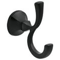 thumbnail image 1 of Delta Ashlyn Double Robe Hook in Matte Black, 1 of 7