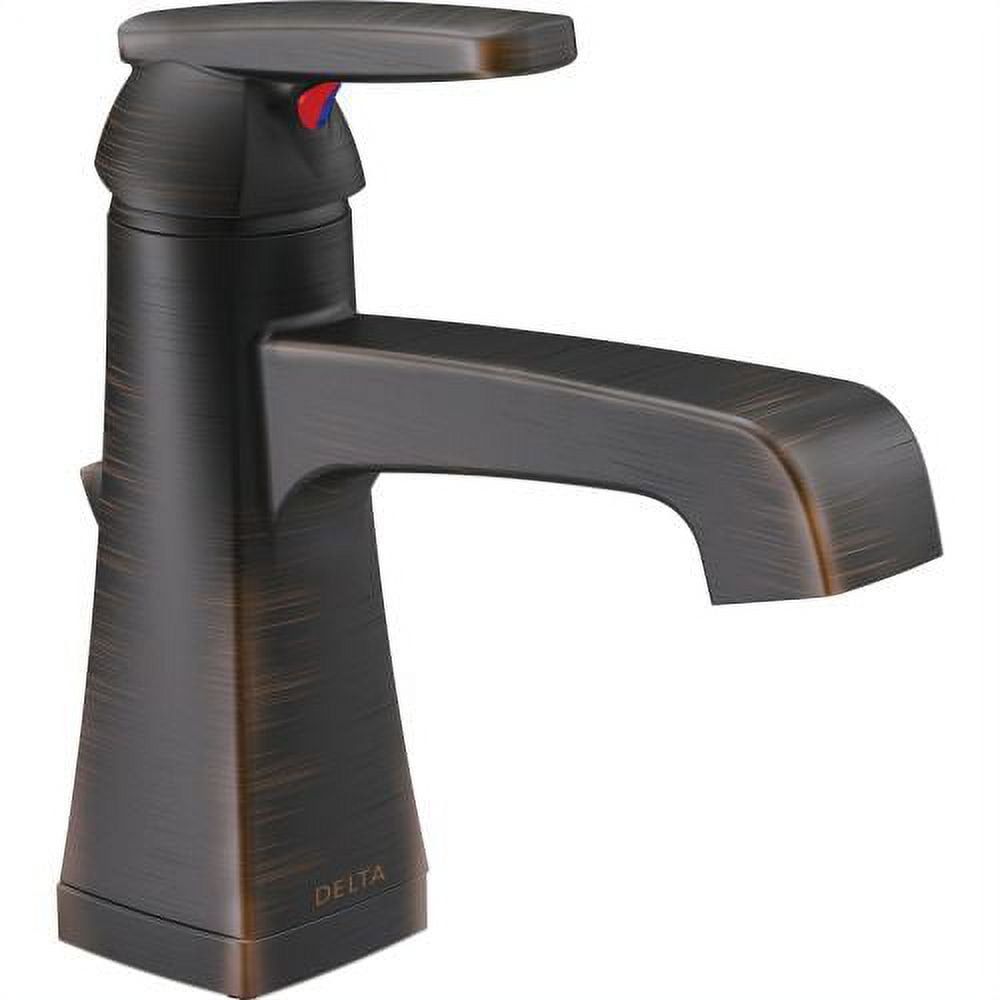 Eco-Friendly Venetian Bronze Single Hole Modern Bathroom Faucet