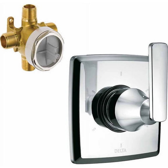 Delta Ashlyn Six Function Diverter Trim - Three Independent Positions, Three Shared Positions, Available in Various Colors