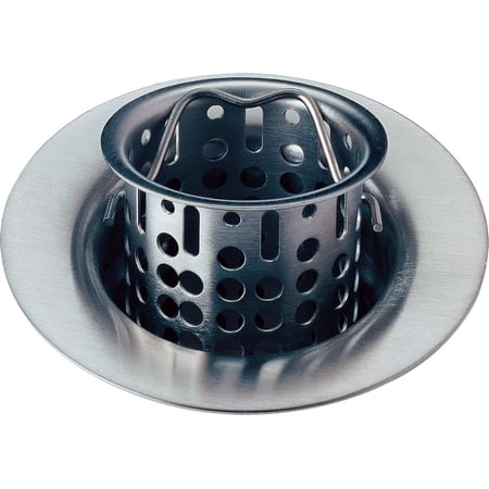 Delta Bar / Prep Sink Flange and Strainer, Arctic Stainless