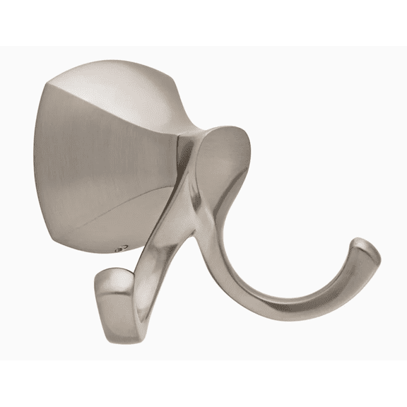 Delta Sandover Spotshield Brushed Nickel Double -Hook Wall mount Towel Hook