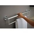 thumbnail image 1 of Bath Safety 41519-CZ Delta Bath Safety: Contemporary 24 Towel Bar with Assist Bar in Champagne Bronze, 1 of 5