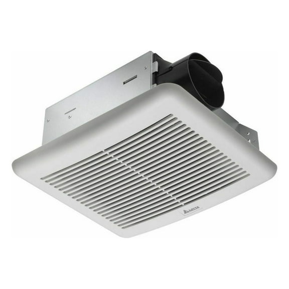 Delta Breez SLM70 7.5 Inch Slim Ventilation Bathroom Fan 70 CFM 2.0 Sones