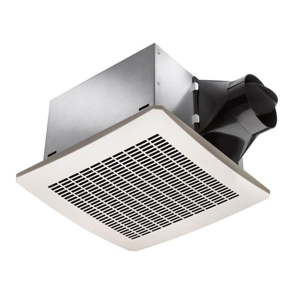 Delta Breez Signature 130 CFM Exhaust Bath Fan with Humidity Sensor, White