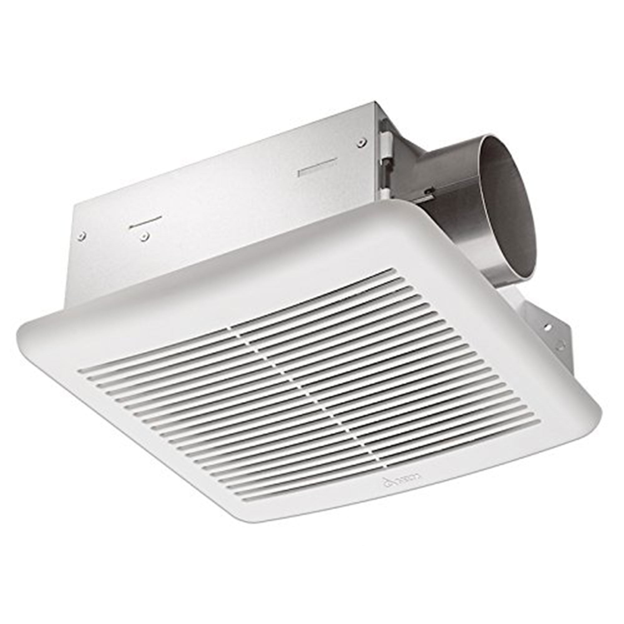 White Slim Energy Star Bathroom Exhaust Fan with Humidity Sensor