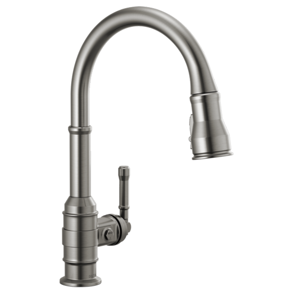 Delta Broderick: Single Handle Pull-Down Kitchen Faucet