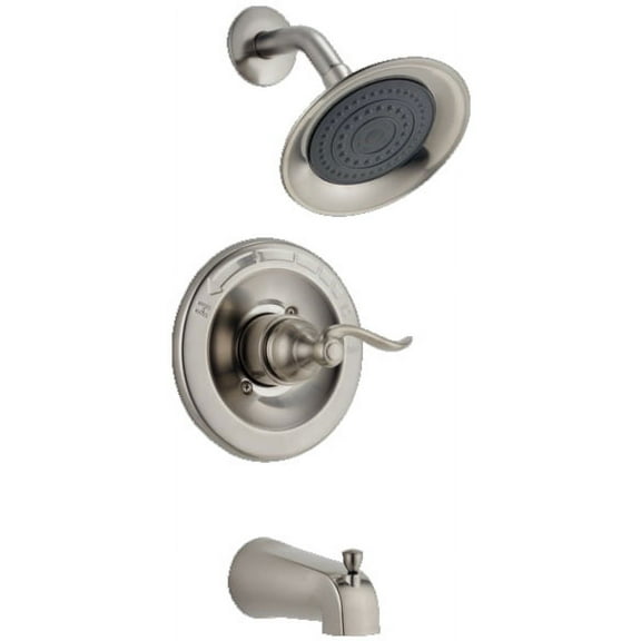 Delta Shower Faucet Monitor 14 Series Lever Handle - Pressure Balance, Brushed Nickel