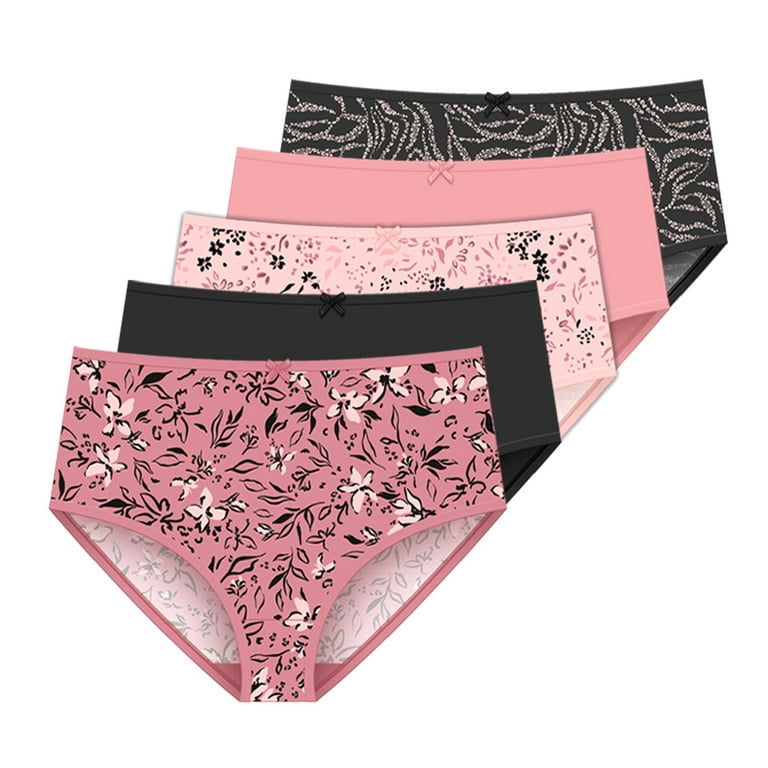Delta Burke Women's Stretch Microfiber Brief Panties 5-Pack Size 7