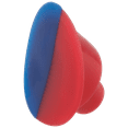 thumbnail image 1 of Delta Button - Red & Blue, 1 of 2