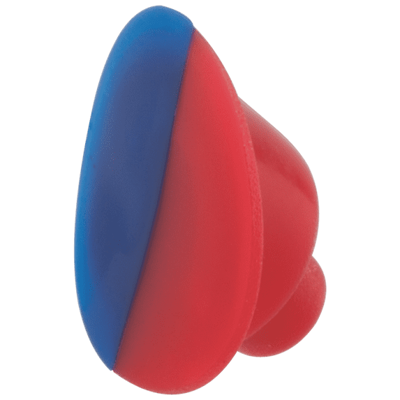 Delta Button - Red & Blue