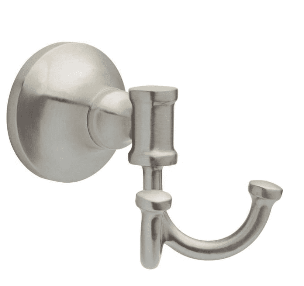 Delta CML35-BN Chamberlain Bath Towel \u0026 Robe Hook Brushed Nickel