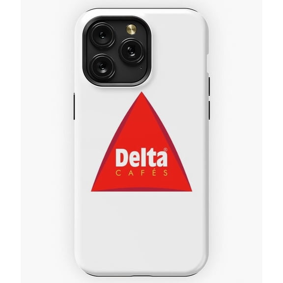 Delta Cafés Portuguese Coffee Brand Logo Graphic A3898 Phone Case for iPhone 11 to 17 Pro Max