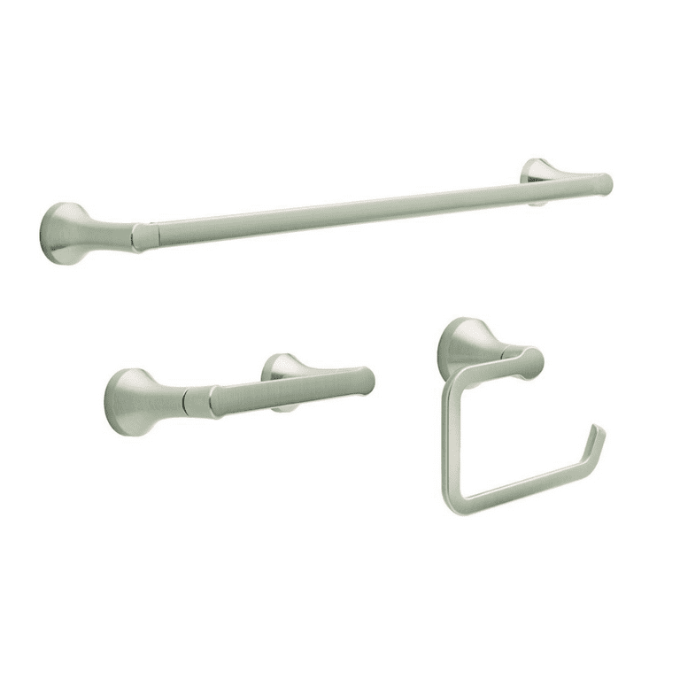 2 Greenwich II 3-Piece Accessory Set in popular SpotShield Brushed Nickel