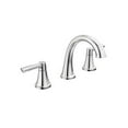 thumbnail image 1 of Delta Casara 8 in. Widespread Double Handle Bathroom Faucet in Polished Chrome, 1 of 8