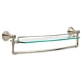 thumbnail image 1 of Delta Cassidy 24" Glass Shelf with Removable Bar, Stainless, 1 of 2