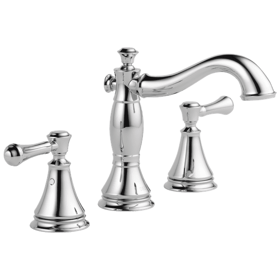Delta Cassidy Two-Handle Widespread Bathroom Faucet - 3597LF-MPU - Chrome