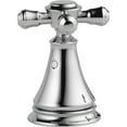 thumbnail image 1 of Delta Cassidy Metal Cross Handle Set for Deck Mount Bathroom & Bidet Faucets in Chrome H295, 1 of 3