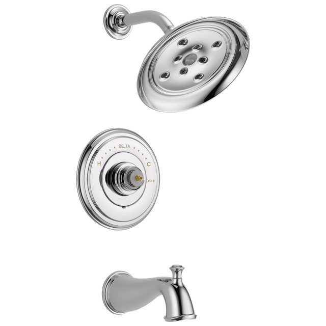 Delta Cassidy Monitor 14 Series H2Okinetic Tub & Shower Trim - Less Handle, Chrome
