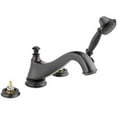 thumbnail image 1 of Delta Cassidy Roman Tub Trim with Hand Shower - Low Arc Spout - Less Handles, Venetian Bronze, 1 of 7