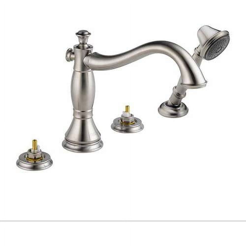 Stainless Steel Deck Mounted Roman Tub Faucet with Handshower