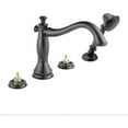 thumbnail image 1 of Delta Cassidy Roman Tub with Hand Shower Trim - Less Handles, Venetian Bronze, 1 of 2