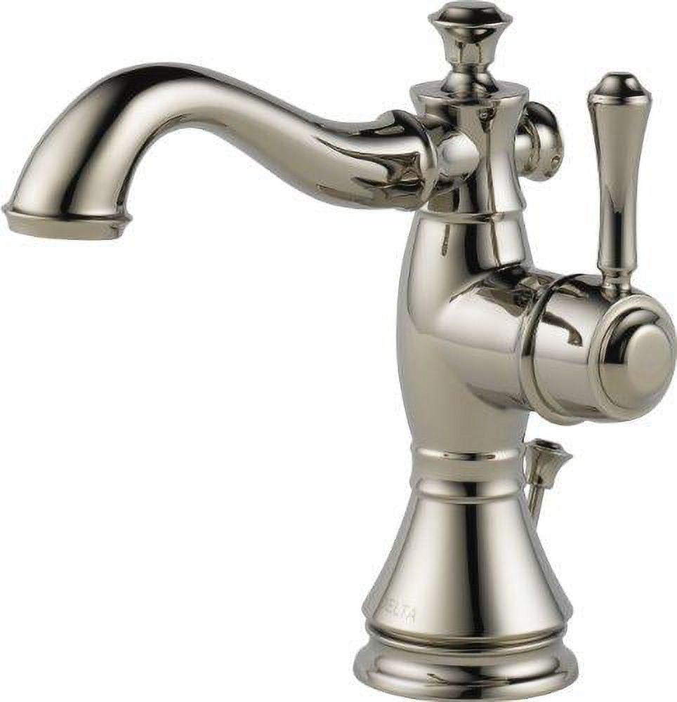 Polished Nickel Modern Single Handle Bathroom Faucet