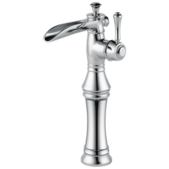Delta Cassidy Single Handle Channel Vessel Bathroom Faucet, Chrome