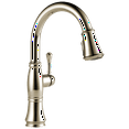 thumbnail image 1 of Delta Cassidy Single Handle Pull-Down Kitchen Faucet with ShieldSpray® Technology in Polished Nickel, 1 of 4