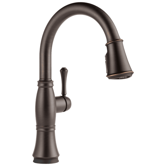 Delta Cassidy Single Handle Pull-Down Kitchen Faucet with Touch and ShieldSprayÃÂ® Technologies in Venetian Bronze