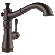 Delta Faucet Cassidy Single Handle Pull-Out Kitchen Faucet in Venetian Bronze