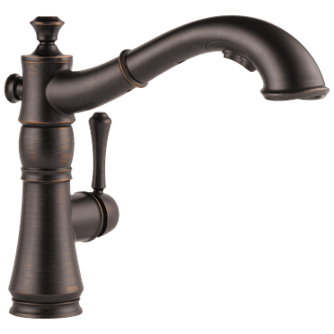 Delta Faucet Cassidy Single Handle Pull-Out Kitchen Faucet in Venetian Bronze