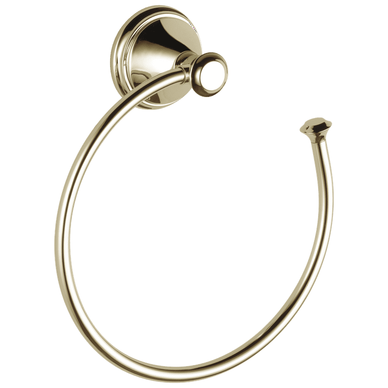 Delta cassidy towel discount ring polished nickel