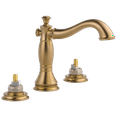thumbnail image 1 of Delta Cassidy Two Handle Widespread Bathroom Faucet - Less Handles, Champagne Bronze, 1 of 2