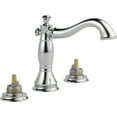 thumbnail image 1 of Delta Cassidy Two Handle Widespread Bathroom Faucet - Less Handles, Chrome, 1 of 2