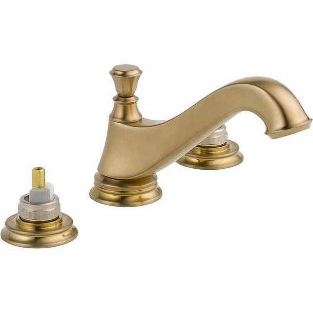 Delta Cassidy Two Handle Widespread Bathroom Faucet - Low Arc Spout ...