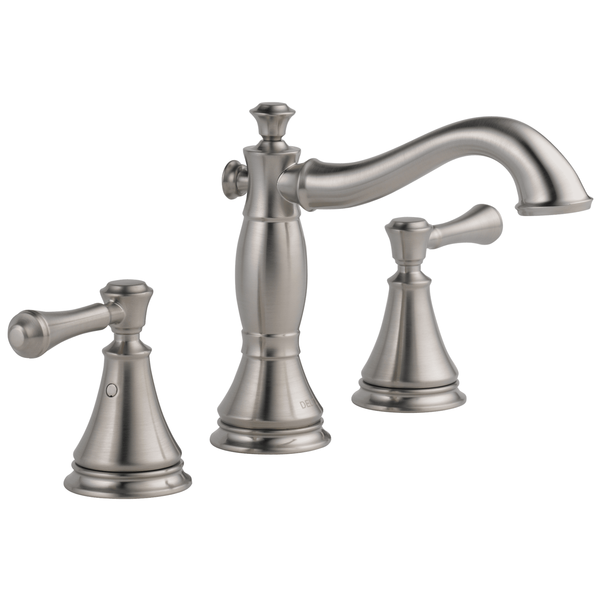 Delta Cassidy Two Handle Widespread Bathroom Faucet in Stainless 3597LF-SSMPU