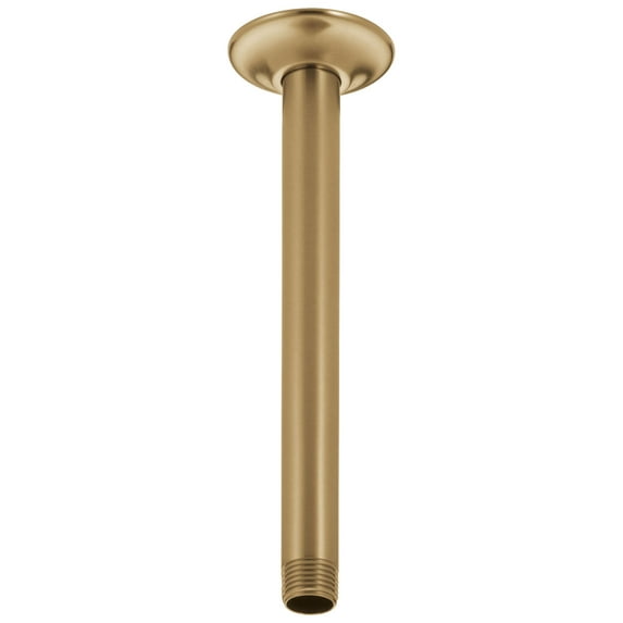 Delta Ceiling Mount Shower Arm & Flange in Champagne Bronze U4999-CZ