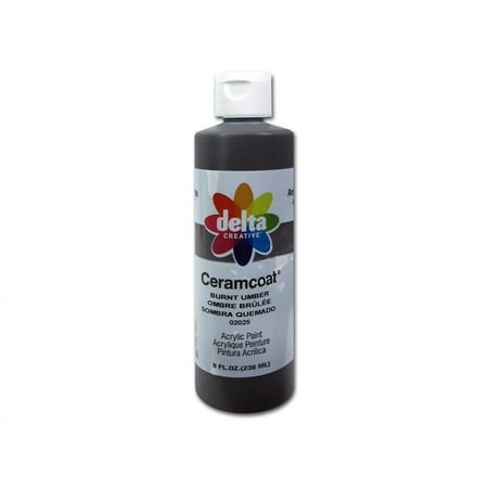 Delta Ceramcoat Acrylic 8oz Burnt Umber