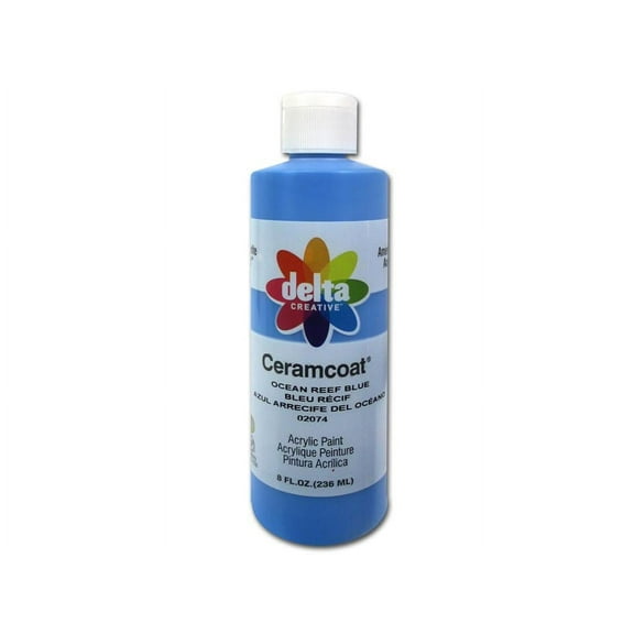 Delta Ceramcoat Acrylic 8oz Ocean Reef Blue