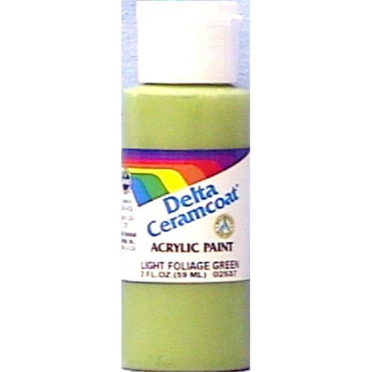 Delta Ceramcoat Acrylic Paint 2oz-Light Foliage Green - Opaque