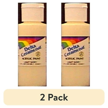Delta Ceramcoat Acrylic 8oz Lt Ivory - Walmart.com