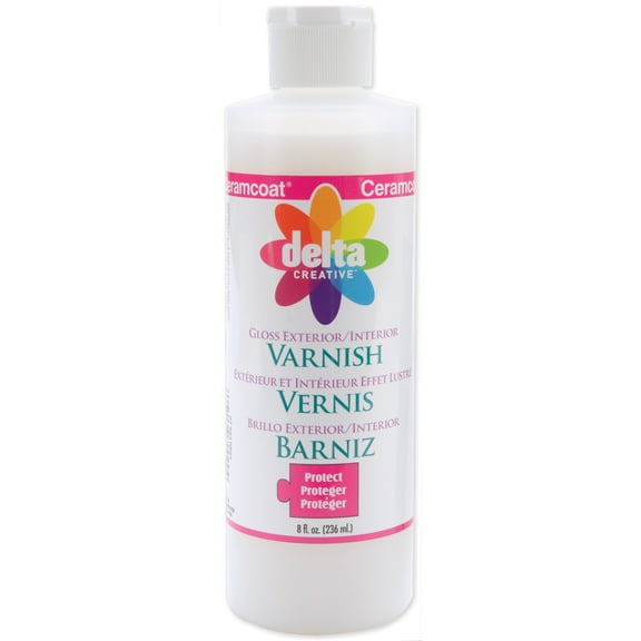 Delta Ceramcoat Protect Exterior/Interior Varnish, 8 fl oz