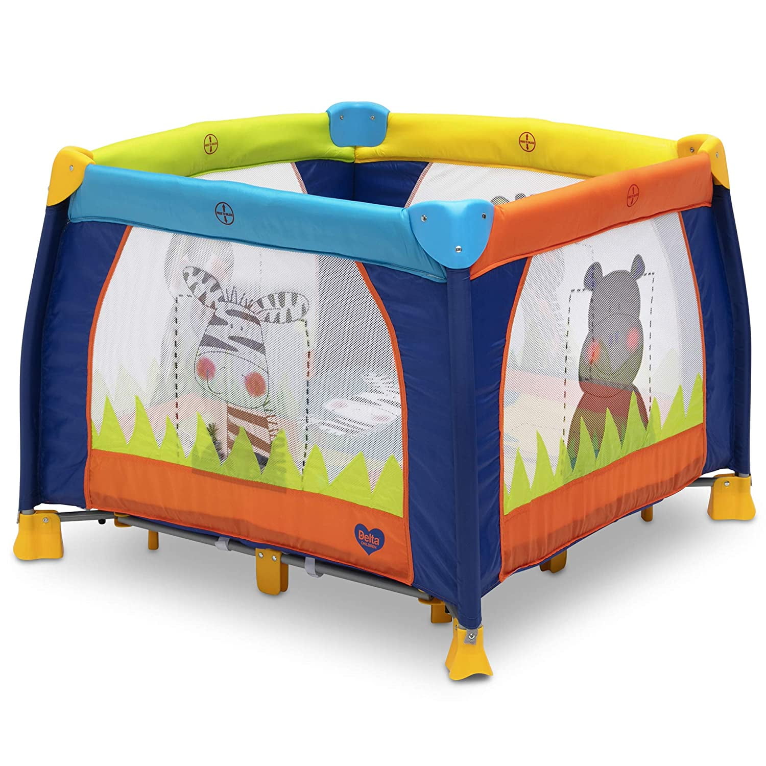 COSTWAY Parque Infantil Bebe,120x120x68cm, Corralito Bebe, Centro