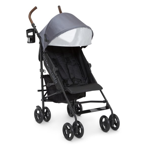 Delta Children 365 Plus Lightweight Travel Stroller, Iron