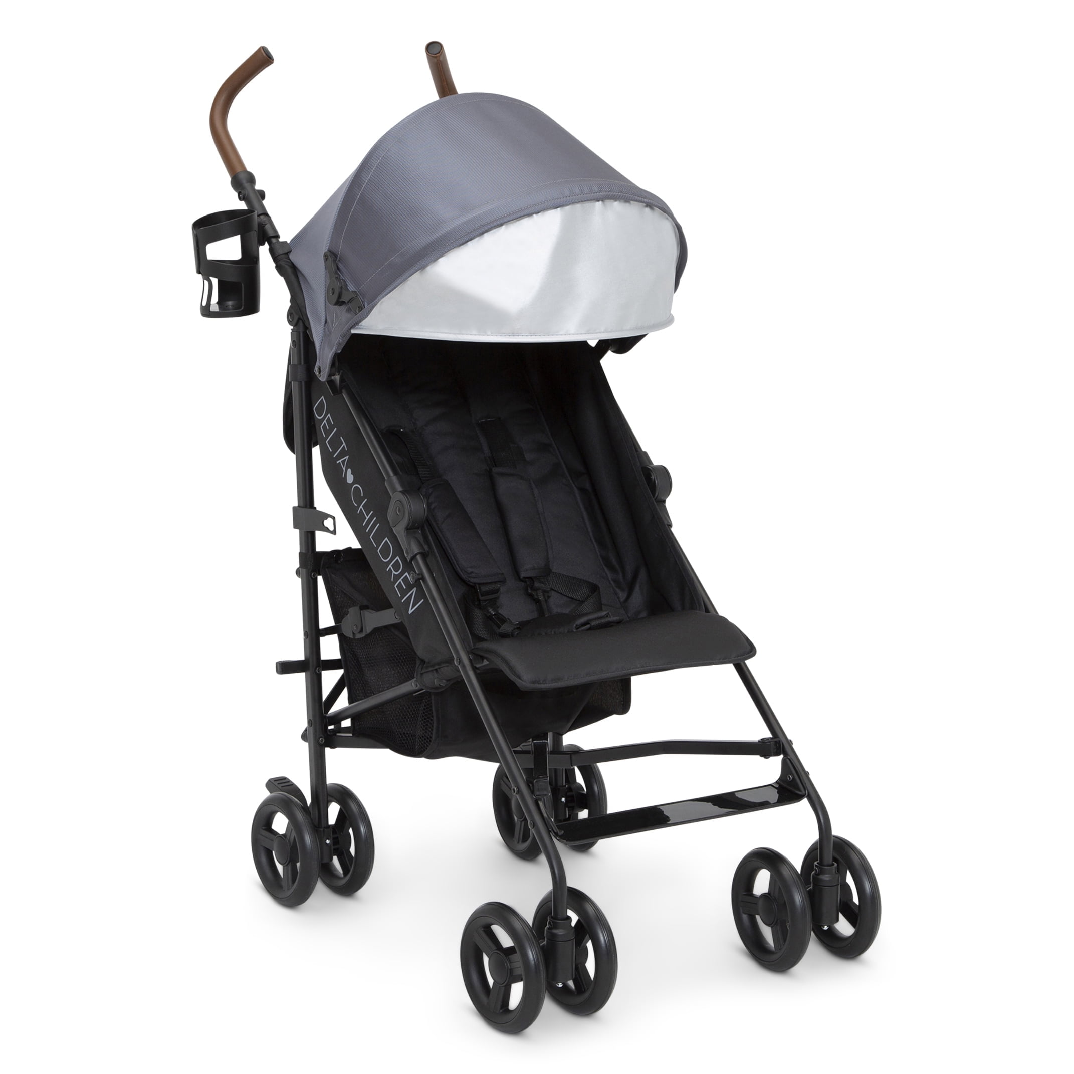 Delta Children 365 Plus Lightweight Travel Stroller Iron Walmart