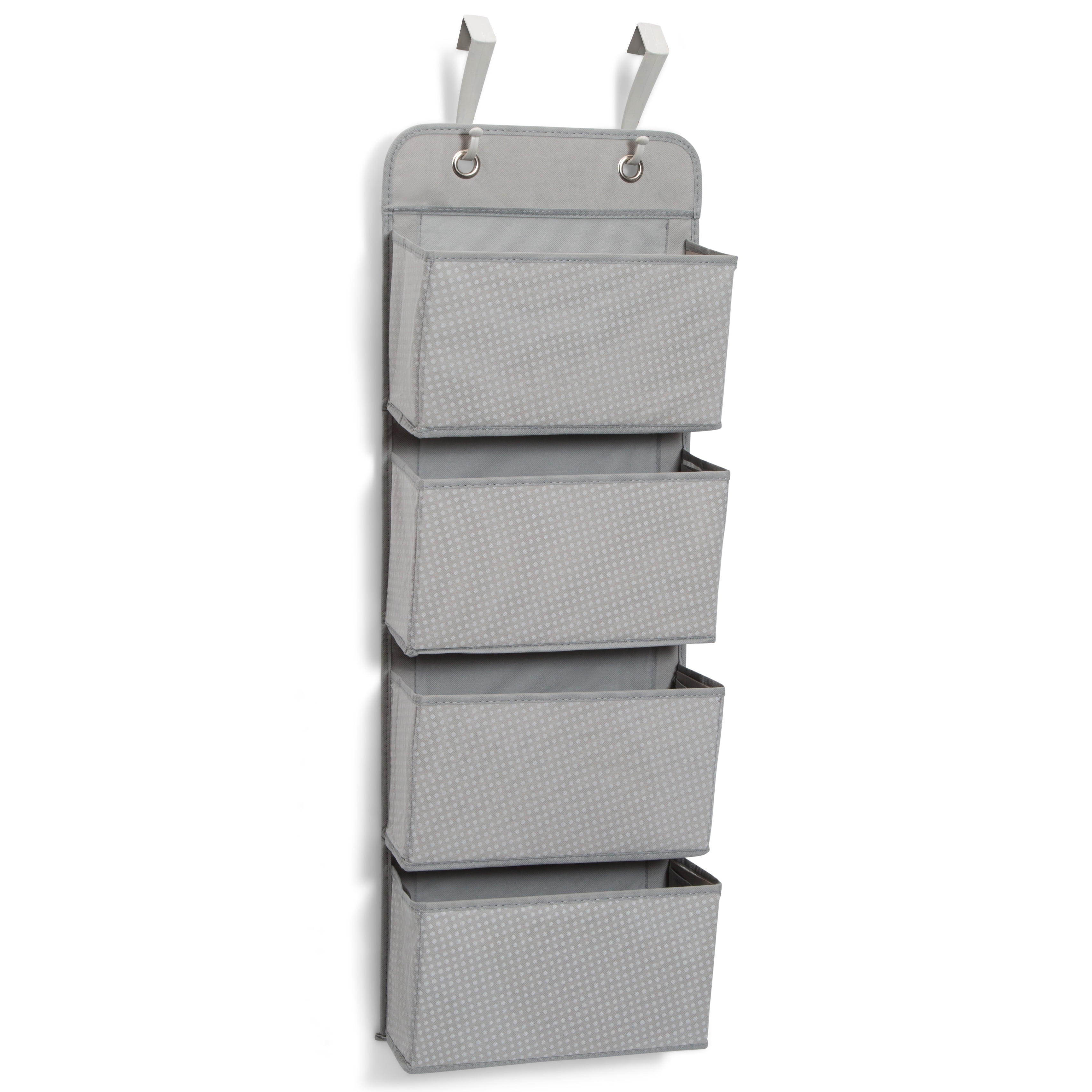 Delta Children 4-Pocket Hanging Wall Organizer, Dove Grey